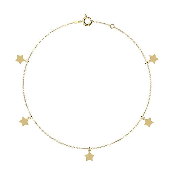 pulsera oro estrellas